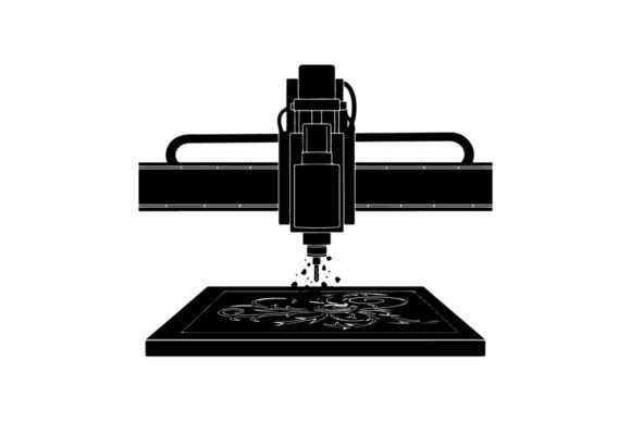 3d Printer Creating Intricate Design Vec Graphics and Illustrations Review