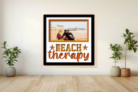 Beach Therapy Photo Frame Shadow Graphics & Crafts Review