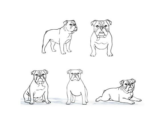 Bulldog SVG STL Design Bundle: Graphics for Crafts