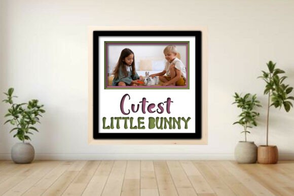 Cutest Little Bunny Photo Frame Shadow Graphics and Crafts Review