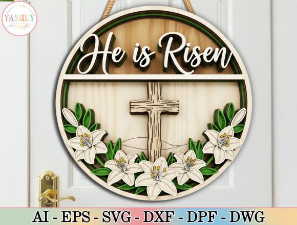 Easter Christian Door Hanger Laser Cut: A Spring Amp Design Review