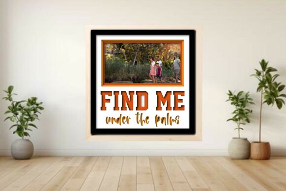 Find Me Under the Palms Photo Frame Graphics and Crafts Review