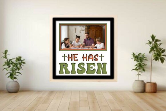 He Has Risen Photo Frame Shadow Graphics and Crafts Review