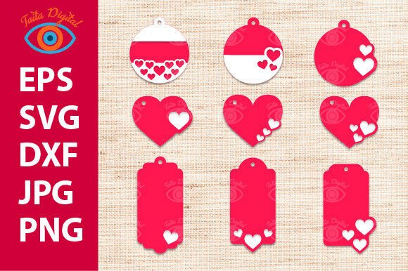 Heart Gift Tag SVG Bundle 9 Love Tag: Laser Cutting and Valentine S Day Review