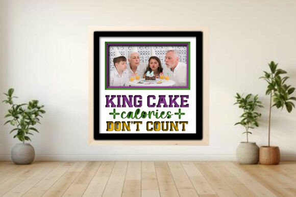King Cake Calories Photo Frame Shadow Graphics and Crafts Review