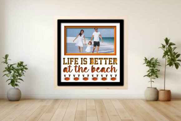 Life is Better at the Beach Photo Frame Graphics and Crafts Review