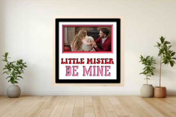 Little Mister Be Mine Photo Frame Shadow Graphics and Crafts Review