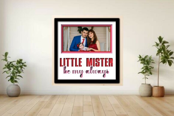 Little Mister Be My --Photo Frame Shadow Graphics and Crafts Review