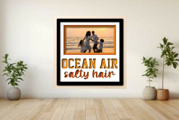 Ocean Air Salty Hair Photo Frame Shadow Graphics and Crafts Review