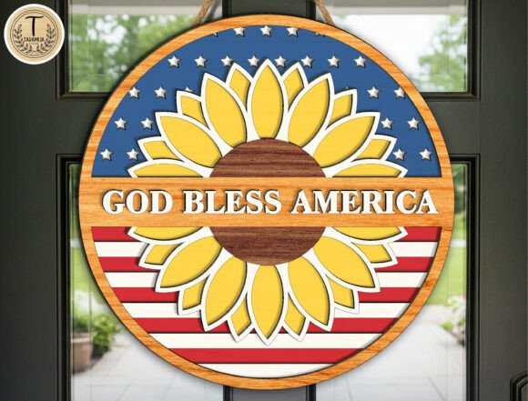 Patriotic Sunflower Door Hanger Svg: Laser Cutting & Other Celebrations Review