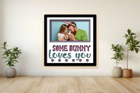Some Bunny Loves You Photo Frame Shadow Graphics and Crafts Review